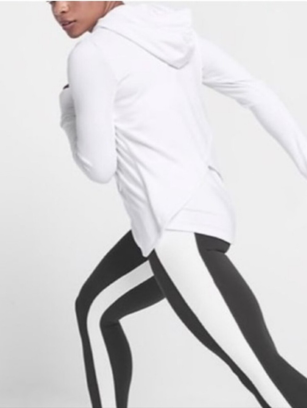 Athleta Bootcamp Hoodie SzS Bright White